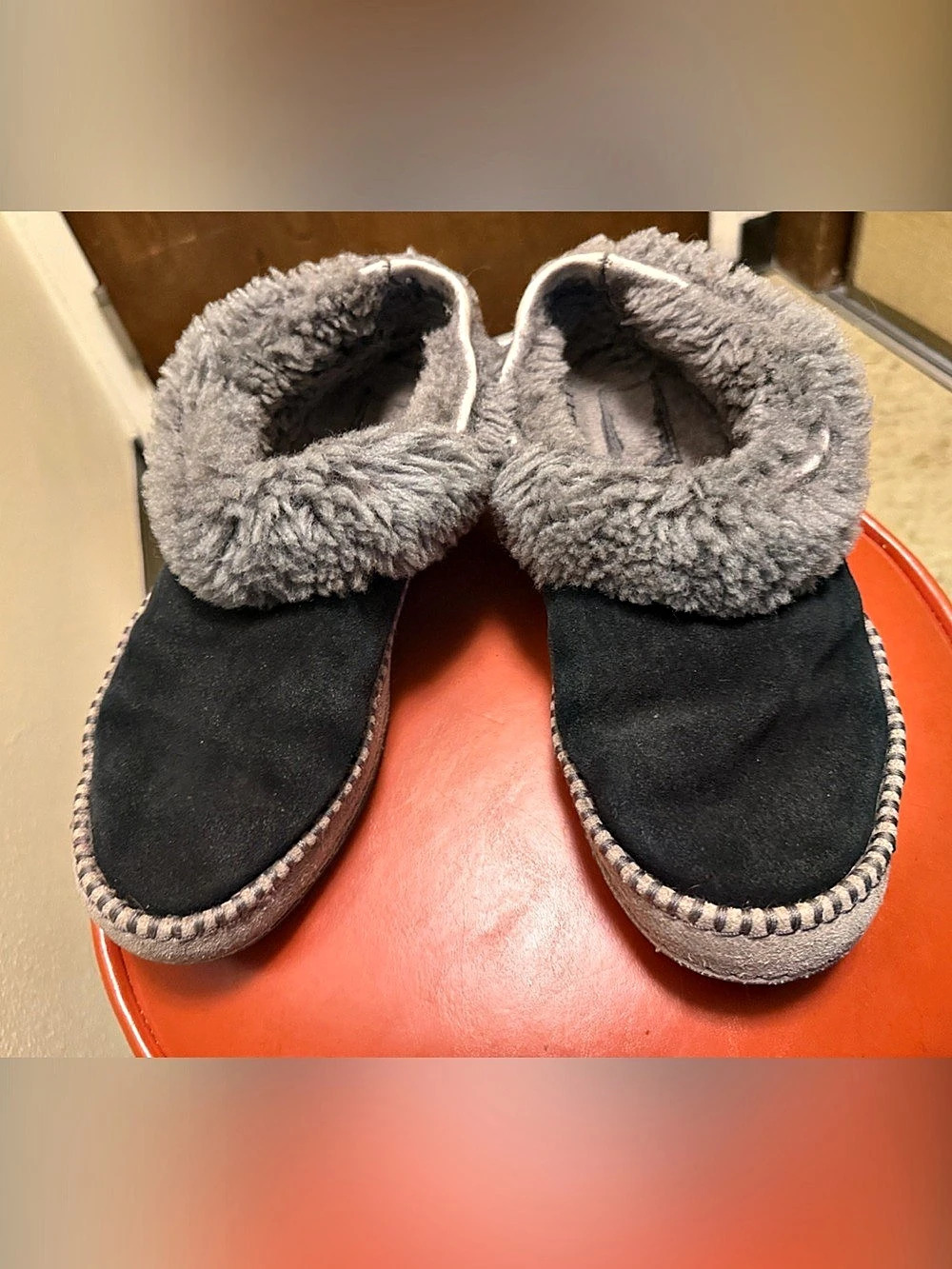 UGG Ansley Slippers Black & Gray Slippers